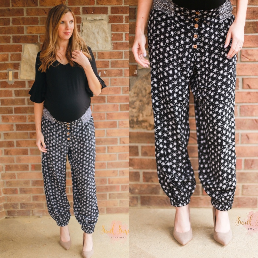 Polka dot pants